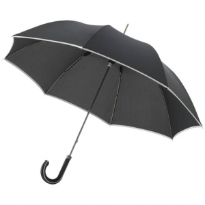 Зонт-трость Ривер механический (черный)