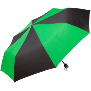 Зонт складной, зеленый/черный