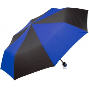 Зонт складной, синий/черный