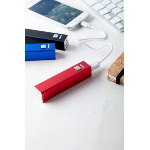 Портативное зарядное устройство, 2200 mAh, красный