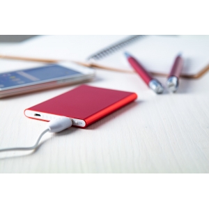 Портативное зарядное устройство, 2200 mAh, красный