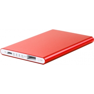 Портативное зарядное устройство, 2200 mAh, красный