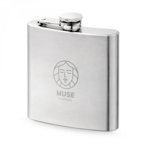 MUSE. Фляжка 180 мл, Серебряный
