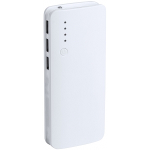 Портативное зарядное устройство, 10000 mAh, белый