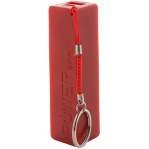Портативное зарядное устройство, 2000 mAh, красный