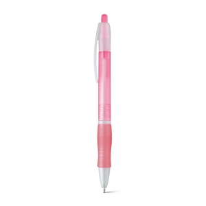 SLIM BK. Шариковая ручка с противоскользящим покрытием, Светло-розовый