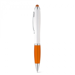 SANS BK.  Шариковая ручка с зажимом из металла, Оранжевый