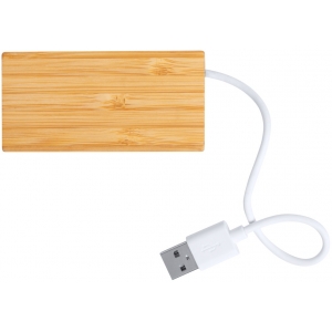 USB-хаб на 3 порта, натуральный