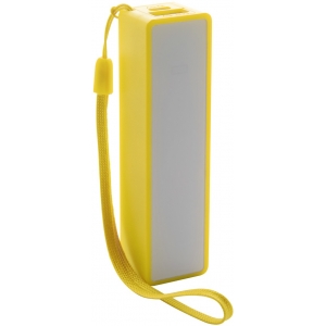 Портативное зарядное устройство, 2000 mAh, желтый