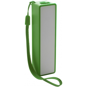 Портативное зарядное устройство, 2000 mAh, зеленый