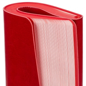 Ежедневник Slip, недатированный, красный, тонированная бумага