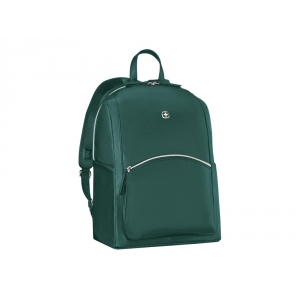 Рюкзак женский WENGER LeaMarie, ПВХ/полиэстер, 31x16x41 см, 18 л, зеленый