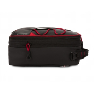 Термосумка для ланча SWISSGEAR, прорезиненный полиэстер 600D, чёрный/красный, 20х18х26 см, 8,5 л