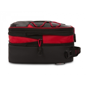 Термосумка для ланча SWISSGEAR, прорезиненный полиэстер 600D, чёрный/красный, 20х18х26 см, 8,5 л