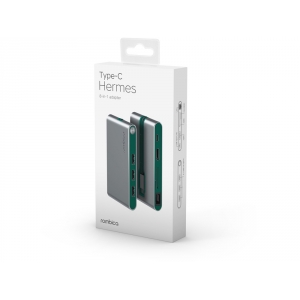 Хаб USB Rombica Type-C Hermes Green