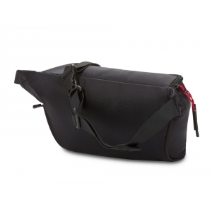 Сумка на пояс SWISSGEAR, черная, полиэстер с плетением рип-стоп, 38 x 5 x 15 см