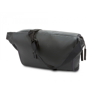 Сумка на пояс SWISSGEAR, серая, полиэстер с плетением рип-стоп, 38 x 5 x 15 см