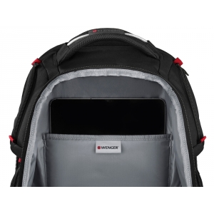 Рюкзак WENGER PlayerOne 17.3, чёрный, 100% полиэстер, 38х26х49 см, 29 л