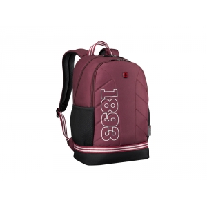 Рюкзак WENGER Collegiate Quadma 16, красный, 100% полиэстер, 33х17х43 см, 22 л