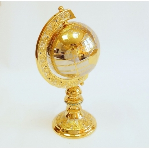 Сувенир настольный Глобус золотой