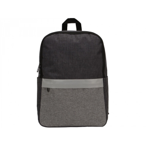 Рюкзак Merit со светоотражающей полосой и отделением для ноутбука 15.6'', серый