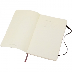 Записная книжка Moleskine Classic Soft Large, в линейку, черная