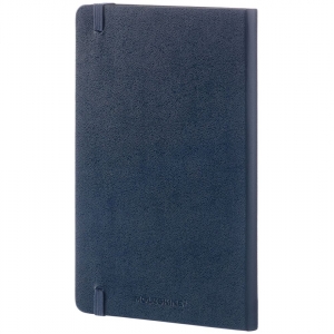 Записная книжка Moleskine Classic Large, в клетку, синяя