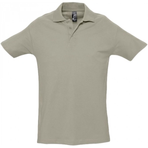 Рубашка поло мужская Spring 210 хаки, размер L