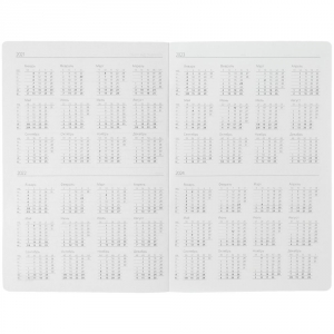 Ежедневник Slip, недатированный, черный с красным