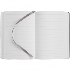Ежедневник Magnet с ручкой, серый с белым