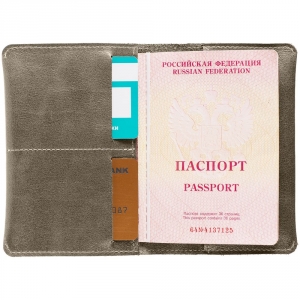 Обложка для паспорта Apache ver.2, серая