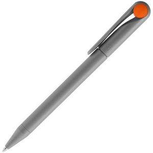 Ручка шариковая Prodir DS1 TMM Dot, серая с оранжевым