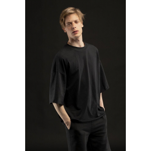 Футболка унисекс T1, черная, размер XL/XXL
