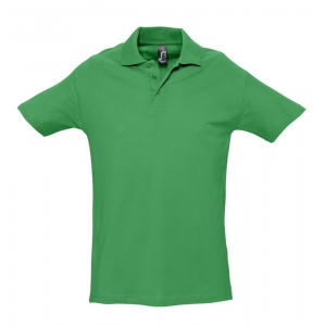 Рубашка поло мужская Spring 210 ярко-зеленая, размер L