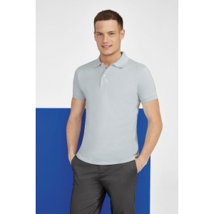 Рубашка поло мужская Perfect Men 180 белая