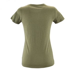 Футболка женская Regent Fit Women, меланж хаки
