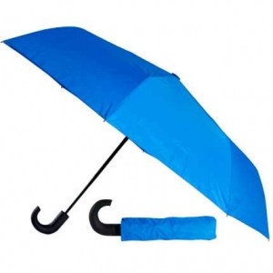 Зонт синий складной автоматический в чехле