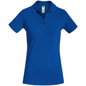 Рубашка поло женская Safran Timeless ярко-синяя, размер M