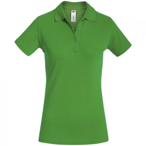 Рубашка поло женская Safran Timeless зеленое яблоко, размер L