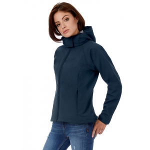 Куртка женская Hooded Softshell черная