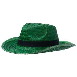 Шляпа Daydream, зеленая с черной лентой