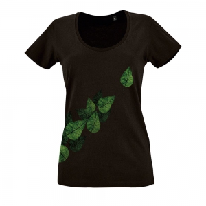 Футболка женская Evergreen Leaves, размер XL