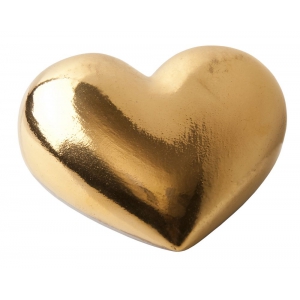 Фарфоровое сердце Golden Heart