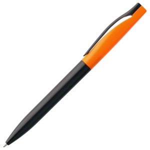 Ручка шариковая Pin Special, черно-оранжевая