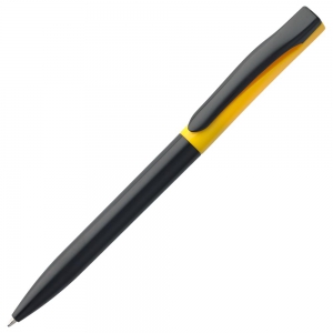 Ручка шариковая Pin Special, черно-желтая