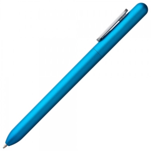 Ручка шариковая Swiper Silver, голубой металлик
