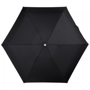 Складной зонт Alu Drop, 4 сложения, автомат, черный