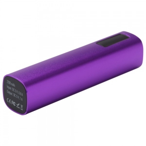 Внешний аккумулятор Easy Metal 2200 мАч, фиолетовый