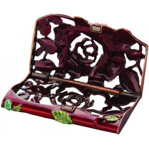 Визитница Enamel, розовая