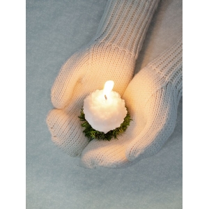 Свеча «Снежок»